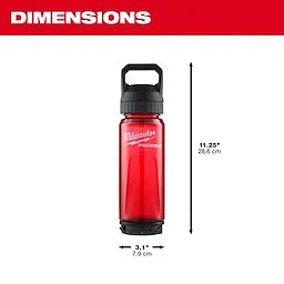 Milwaukee Bouteille PACKOUT™ 25 oz avec couvercle à gorgée 48-22-8371R