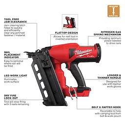 Milwaukee 2844-20 M18 FUEL™ Cloueuse Duplex 2844-20