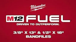 Milwaukee M12 FUEL™ Bandfile 1/2" x 18" 2482-20
