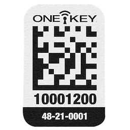 Milwaukee ONE-KEY™ Étiquette d’ID d’actif – Petite surface plastique 48-21-0001