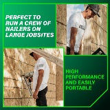 Metabo HPT Compresseur d'air à gaz de 8 gallons sur roues | Metabo HPT EC2510E EC2510E
