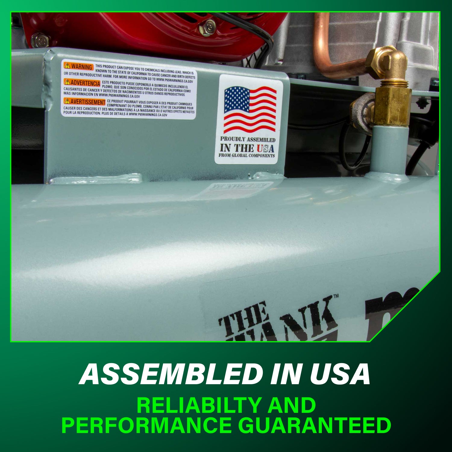 Metabo HPT The Tank XL 9-Gallon Gas Wheelbarrow Compressor EC2610EA