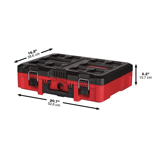 Milwaukee Boîtier à outils PACKOUT™ avec insert personnalisable 48-22-8450