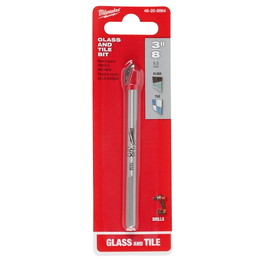 Milwaukee Glass and Tile Drill Bits 48-20-8980