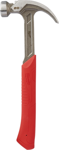 Milwaukee Marteau à tête lisse à griffe courbée 20 oz 48-22-9080
