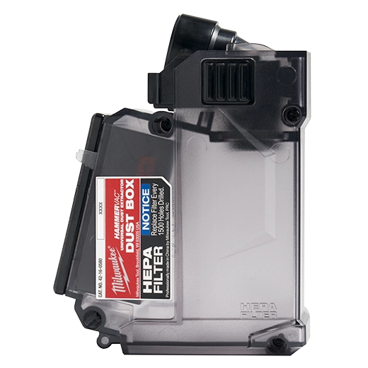 Milwaukee Boîtier à poussière, filtre et couvercle pour extracteur de poussière universel M12™ HAMMERVAC™ 49-90-2343