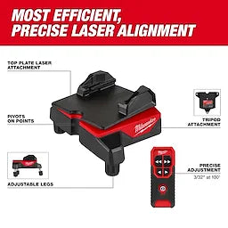 Milwaukee BASE D'ALIGNEMENT LASER SANS FIL AVEC TÉLÉCOMMANDE 48-35-1314
