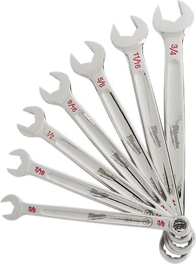Milwaukee Set de clés mixtes 7 pièces - SAE 48-22-9407
