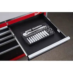 Milwaukee Ensemble de cliquet et douilles métriques 28 pièces 1/2" avec côtés FOUR FLAT™ 48-22-9510