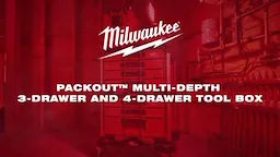 Milwaukee Boîte à outils à 3 tiroirs multi-profondeur PACKOUT™ 48-22-8447