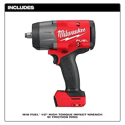 Milwaukee M18 FUEL™ 1/2" High Torque Impact Wrench w/ Friction Ring 2967-20