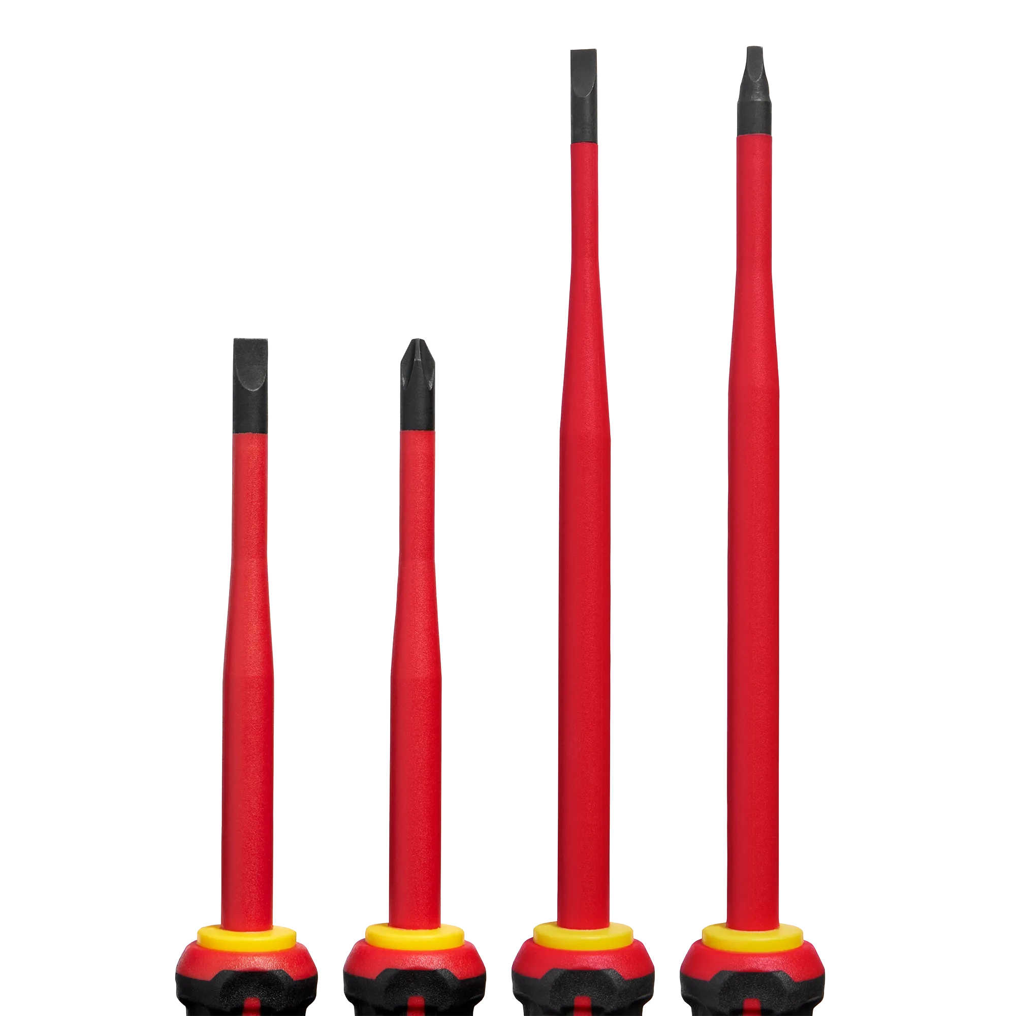 Milwaukee Ensemble de 4 tournevis à pointe fine isolée 1000V 48-22-2219