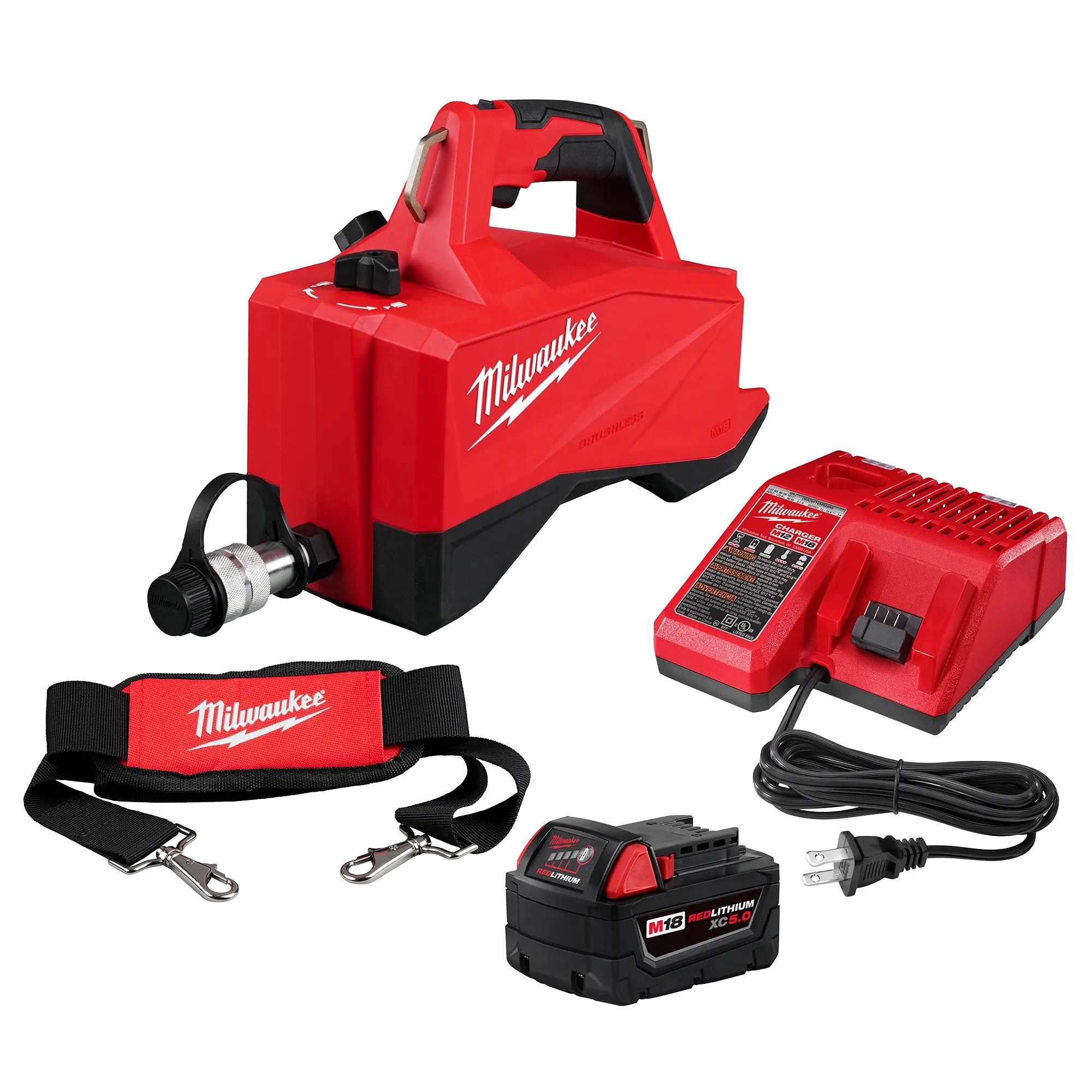 Milwaukee M18™ Pompe hydraulique sans balais à simple effet 60in3 10 000 psi 3120-21