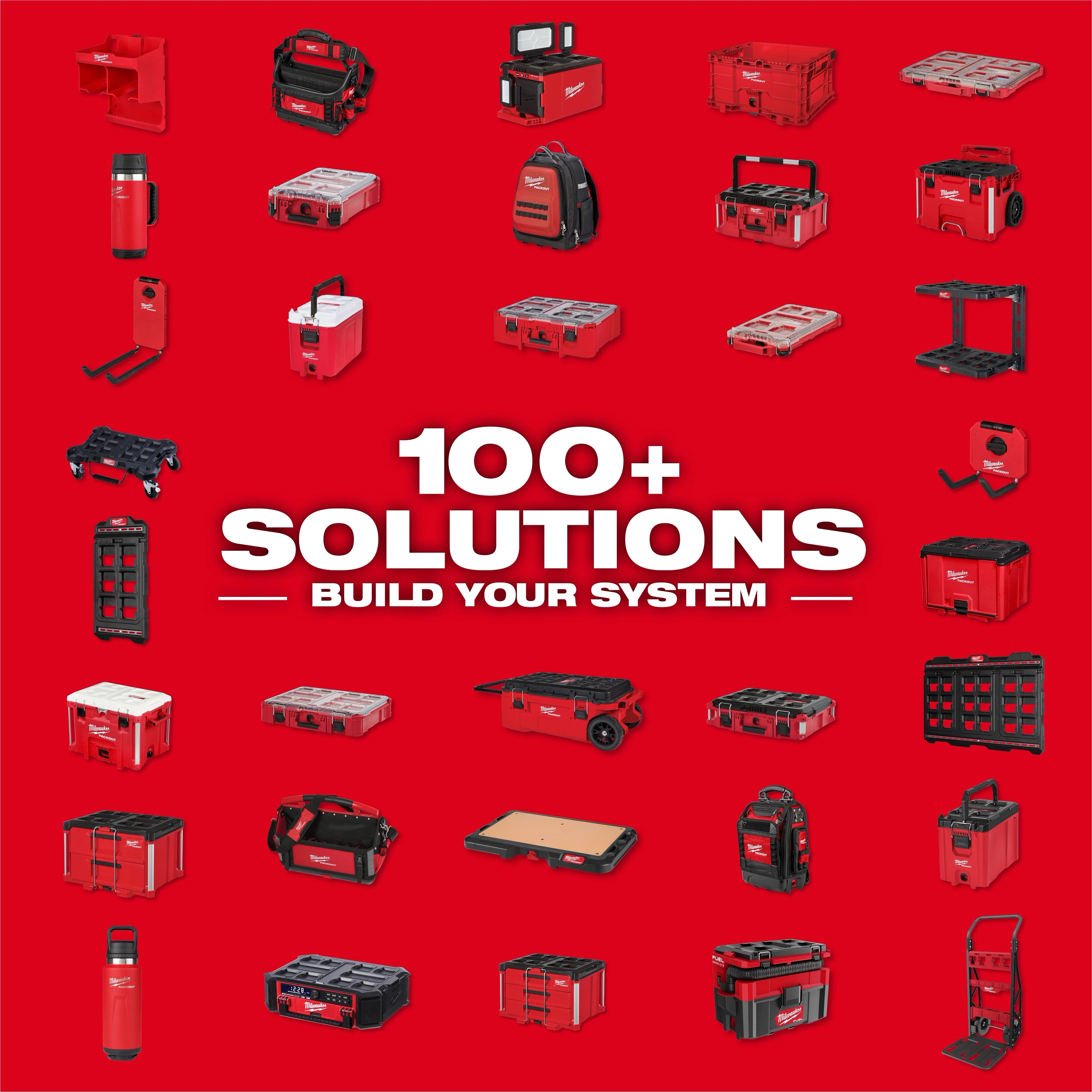 Milwaukee Grand bac pour l'organisateur de bacs inclinés PACKOUT™ 48-22-8434