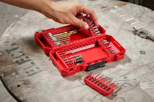 Milwaukee Rangées de boîtier petites et moyennes pour accessoires d'embouts d'insertion 5PK 48-32-9932