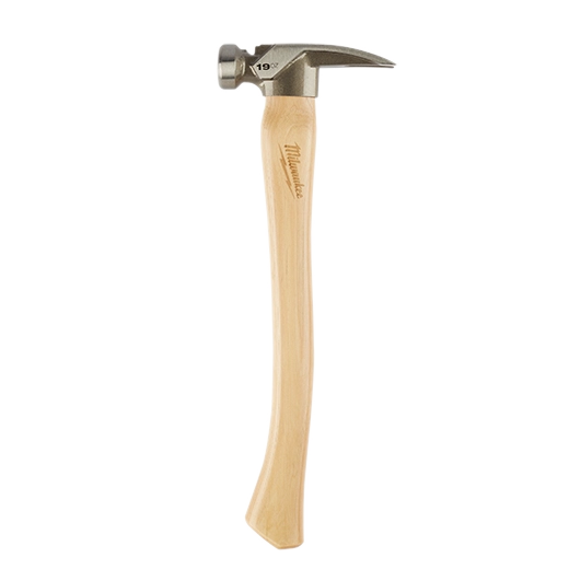 Milwaukee Marteau de Charpente à Manche en Hickory 19 oz Face Lisse 48-22-9519