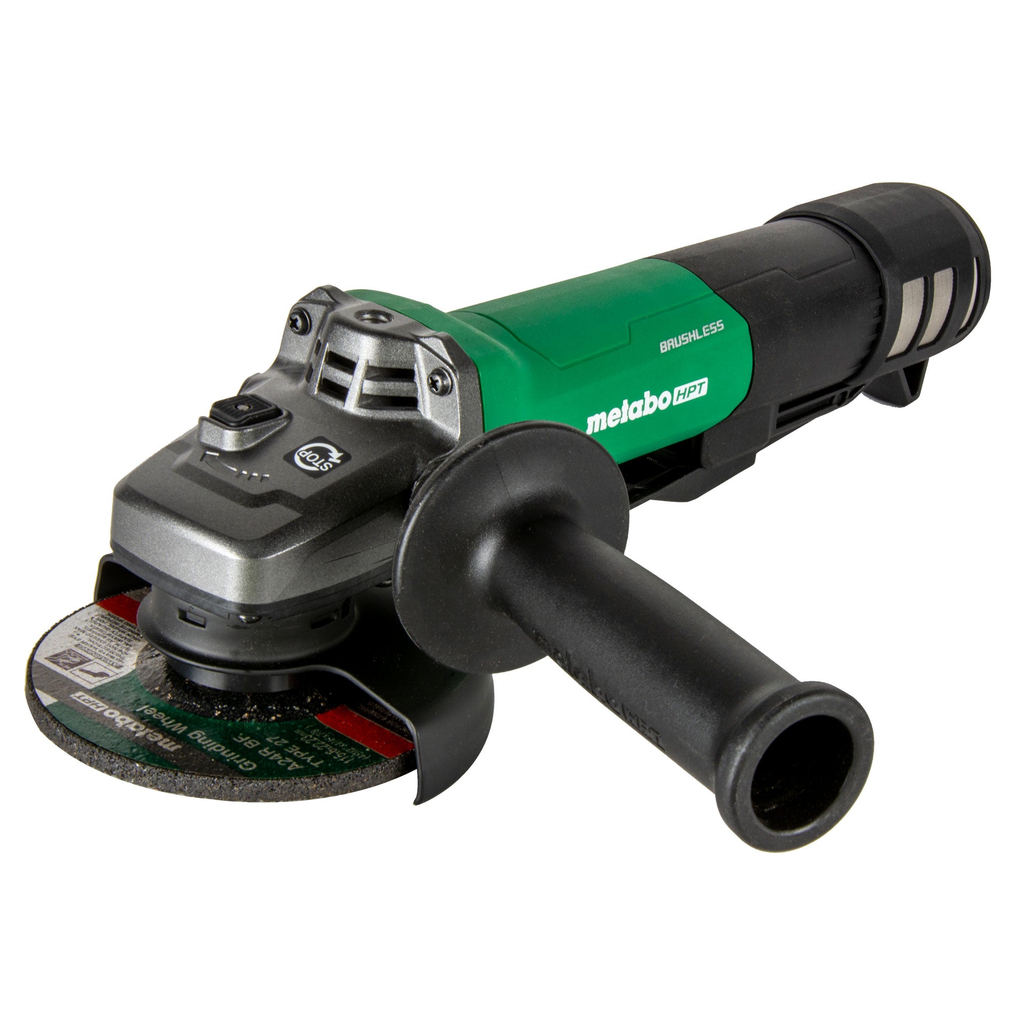 Metabo HPT Meuleuse à disque à interrupteur à palette 12 A AC sans balais 4‑1/2" avec frein | Metabo HPT G12BYEQ2 G12BYEQ2