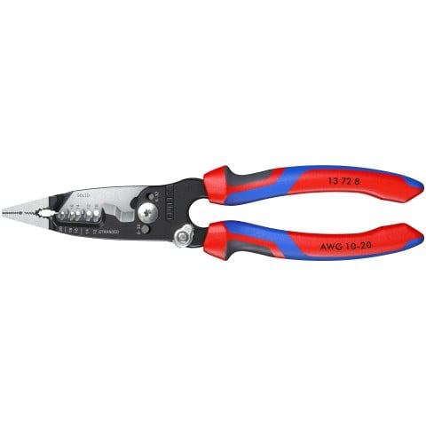 Knipex Forged Wire Stripper 20-10 AWG 8'' 13 72 8 SBA