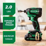 Metabo HPT Kit combo 4 pièces 18 V MultiVolt™ (2 × 2,0 Ah) | Metabo HPT KC18DEX4 KC18DEX4