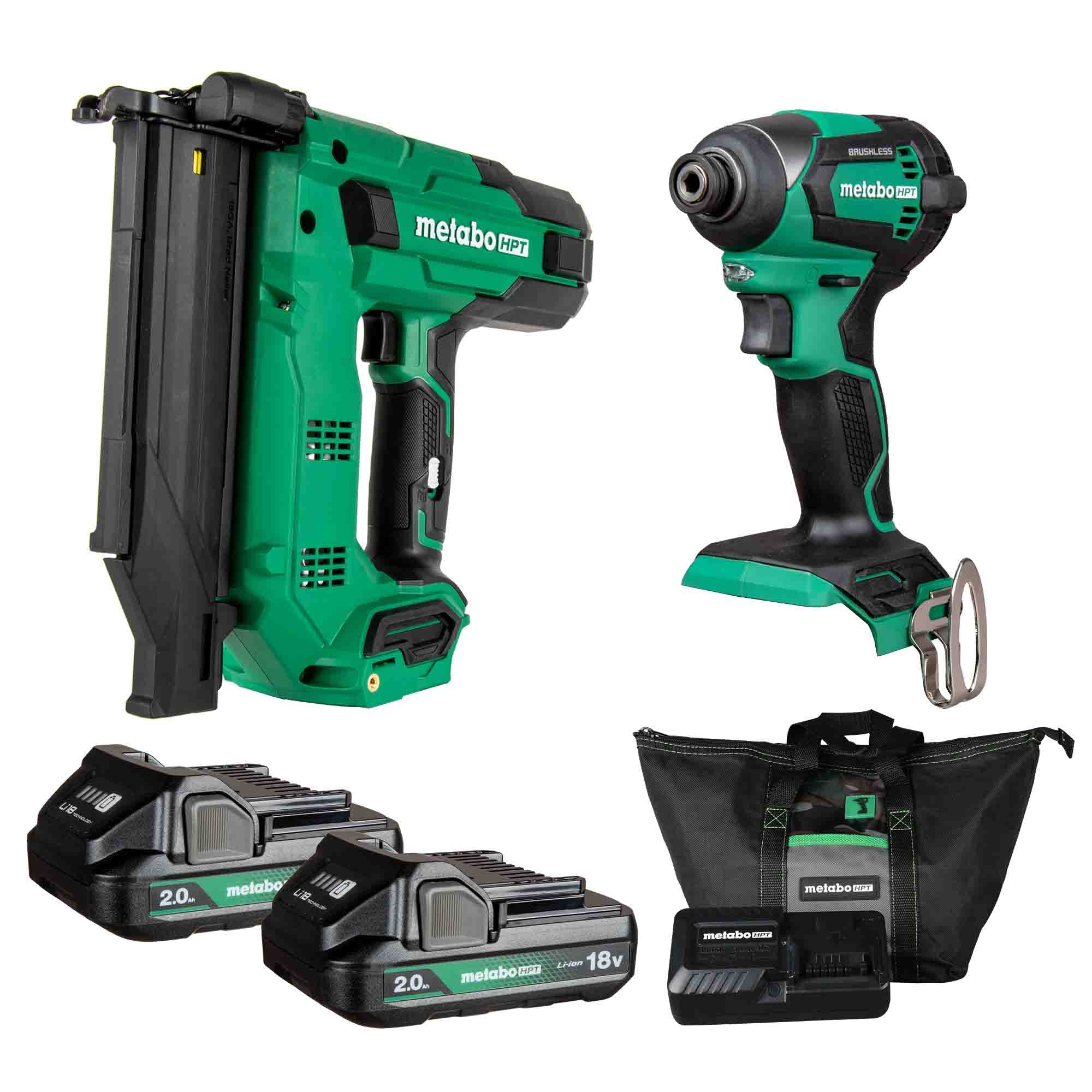 Metabo HPT Kit Combo Sans Fil 2 pièces MultiVolt 18 V | Metabo HPT KC18DEXQD KC18DEXQD