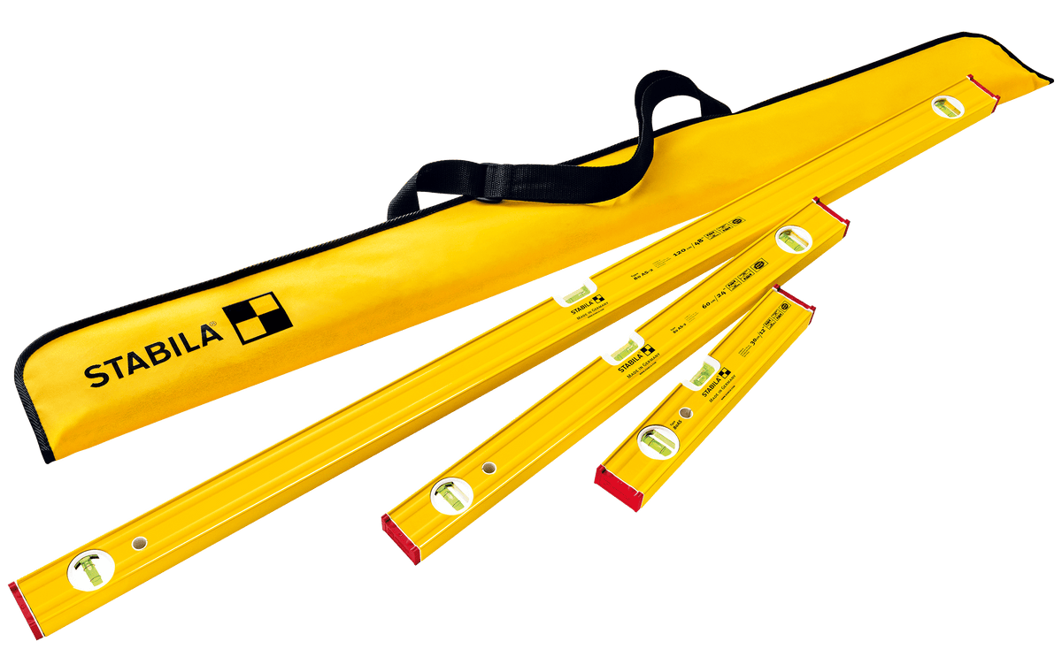 Stabila Niveaux à bulle PRO SET 80 AS 48'' - 24'' - 12'' 29840