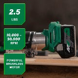 Metabo HPT Défonceuse de finition sans fil 18V (corps d'outil uniquement) | Metabo HPT M1808DAQ4 M1808DAQ4