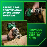 Metabo HPT Défonceuse de finition sans fil 18V (corps d'outil uniquement) | Metabo HPT M1808DAQ4 M1808DAQ4