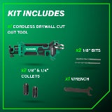 Metabo HPT Outil sans fil de découpe de plaques de plâtre 18V MultiVolt™ (corps d'outil uniquement) | Metabo HPT M18DYAQ4 M18DYAQ4