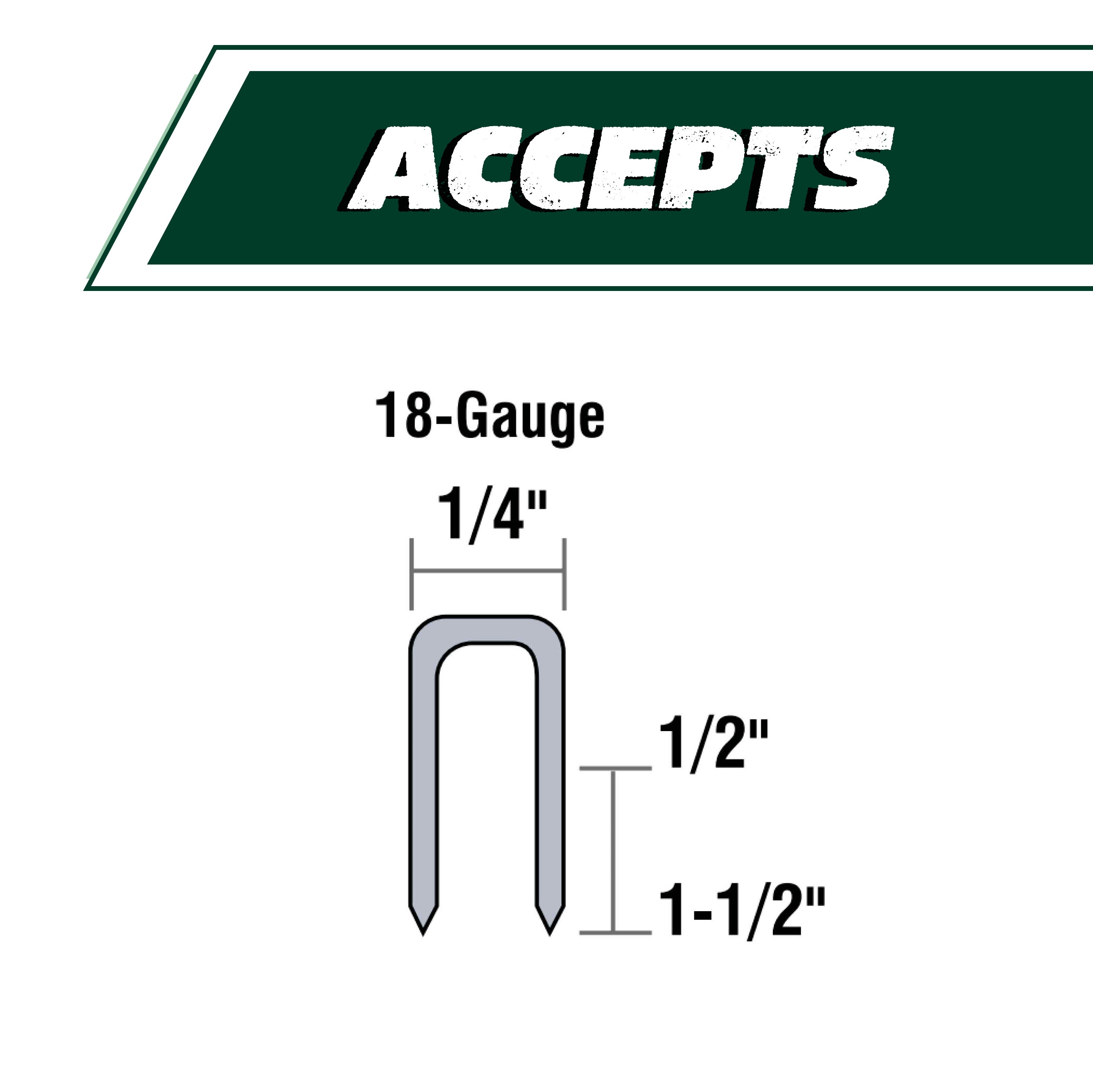 Metabo Agrafeuse à couronne étroite 1/4" 18 ga 18 V MultiVolt™ sans balais (1×2,0 Ah) | Metabo HPT N1804DA N1804DA