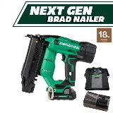 Metabo HPT Cloueuse à agrafes compacte 18‑gauge brushless MultiVolt™ 18V (1x2.0Ah) NT1850DFT