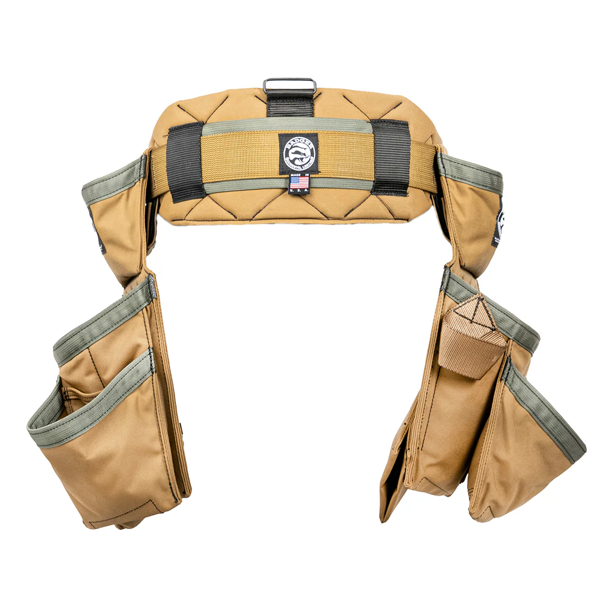 Badger Ensemble de ceinture à outils pour charpentier Sciure Large 461020 LG