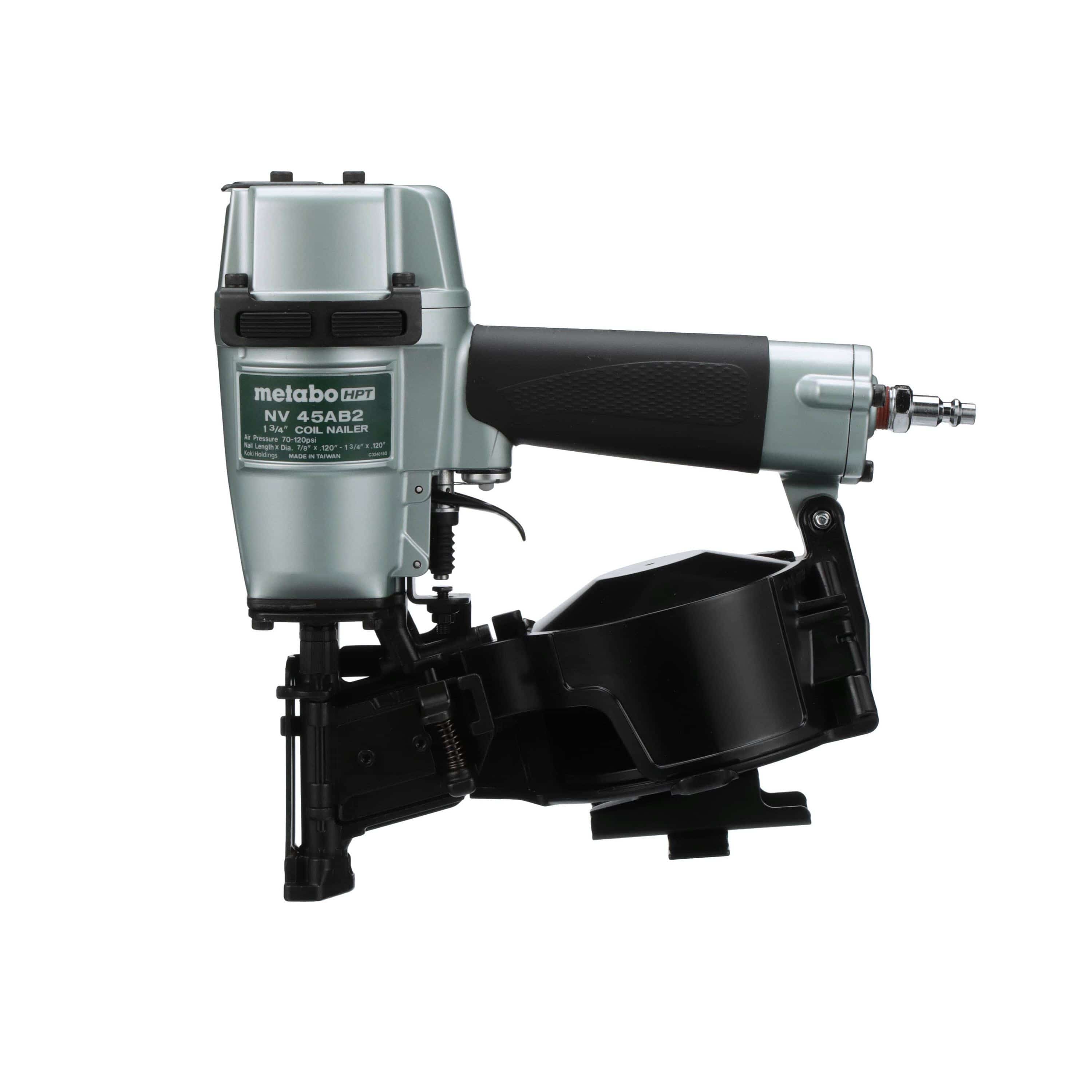 Metabo HPT 1-3/4 Inch Coil Roofing Nailer NV45AB2