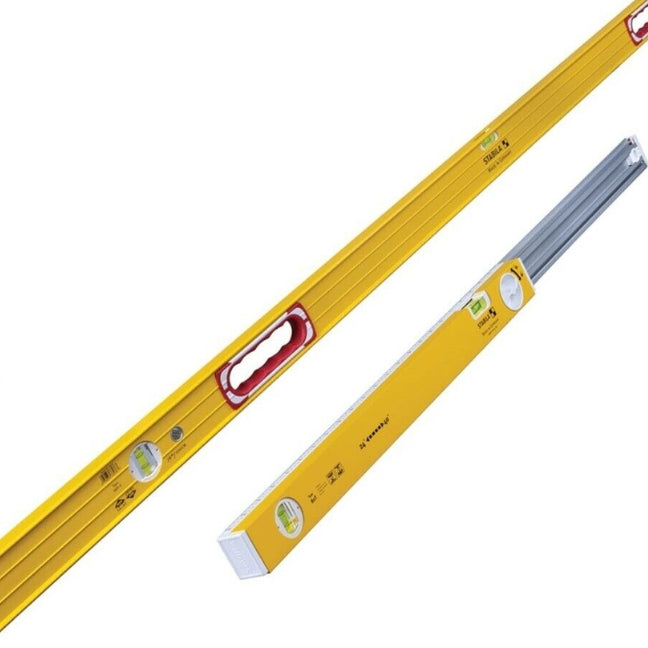 Stabila Type 196 and Type 80 Spirit Level Jamber Set 78'' 37540