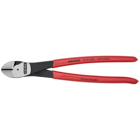 Knipex High Leverage 12° Angled Diagonal Cutters 10'' 74 21 250 SBA