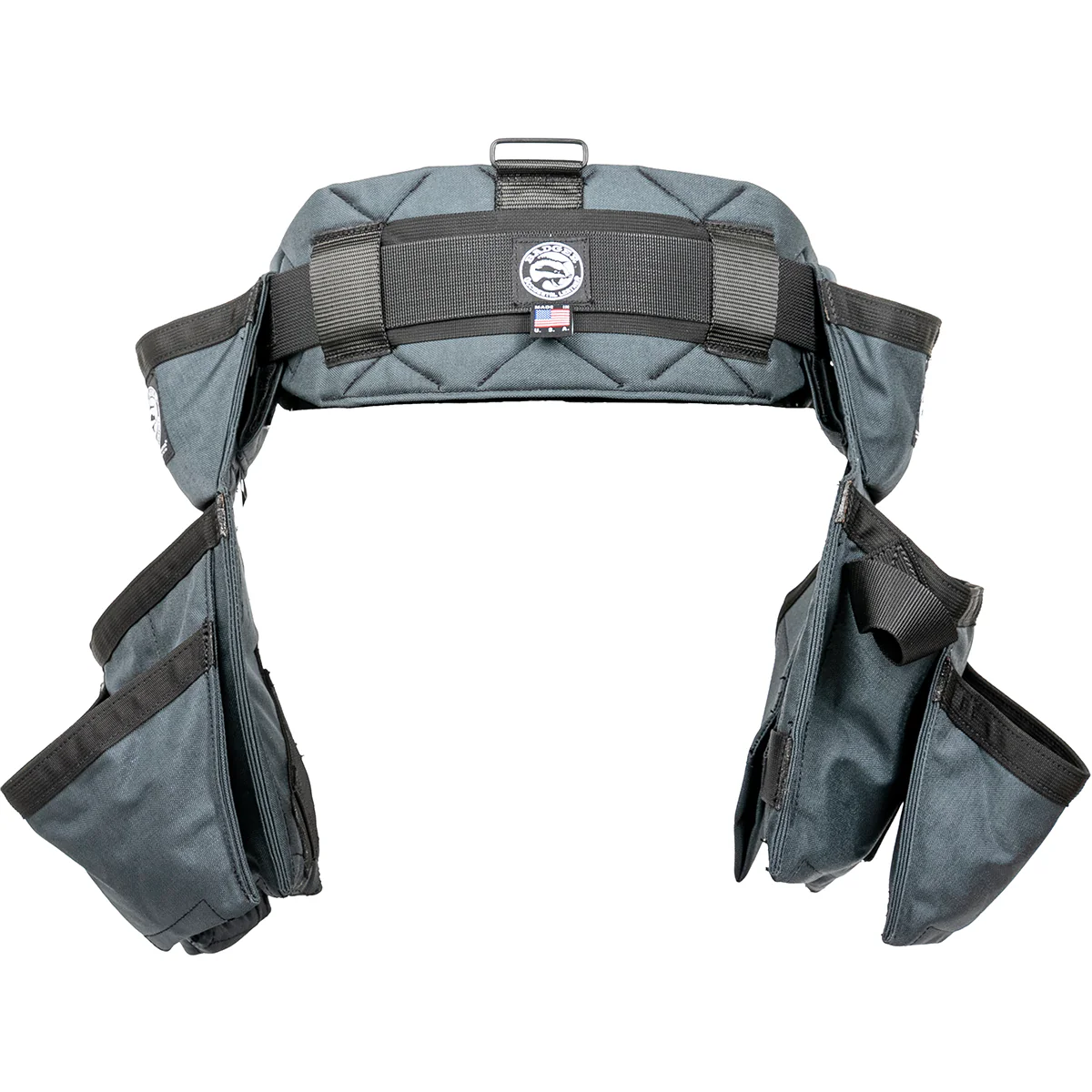 Badger Carpenter Tool Belt Set Gunmetal Grey Medium 461010 M