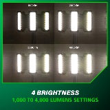 Metabo HPT Lampe de chantier à trépied LED 4 000 lumens sans fil 18 V MultiVolt™ (corps d'outil uniquement) | Metabo HPT UB18DGQ4 UB18DGQ4