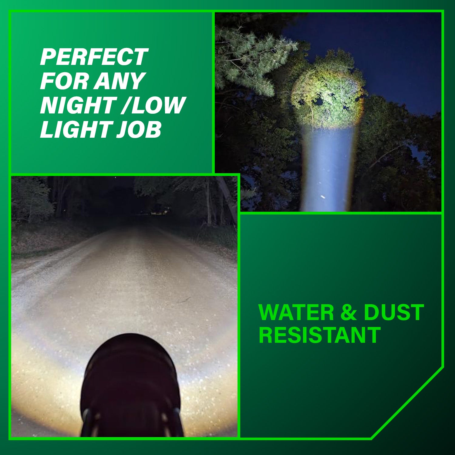 Metabo HPT Projecteur portable à main LED 1 050 lumens 18 V MultiVolt™ sans fil (corps d'outil uniquement) | Metabo HPT UB18DHQ4 UB18DHQ4