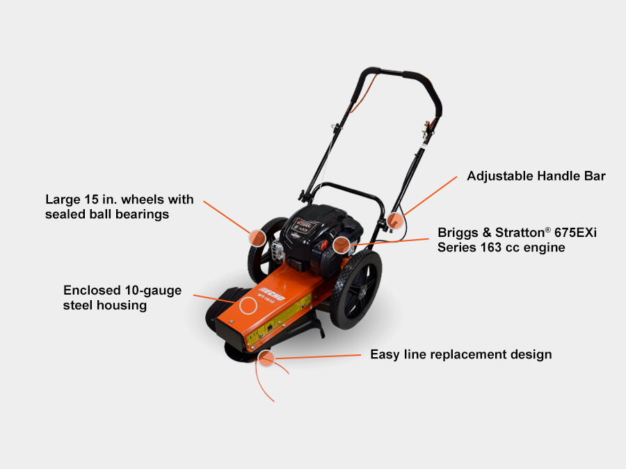 Echo 163 cc 4-Stroke Wheeled Trimmer WT-1610