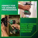 Metabo HPT Visseuse à chocs triple marteau BOLT 18 V MultiVolt™ sans fil | Metabo HPT WH18DC WH18DC