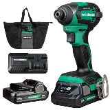 Metabo HPT Kit de perceuse à chocs sans fil MultiVolt™ 18 V (2,0 Ah x 2) | Metabo HPT WH18DEX WH18DEX