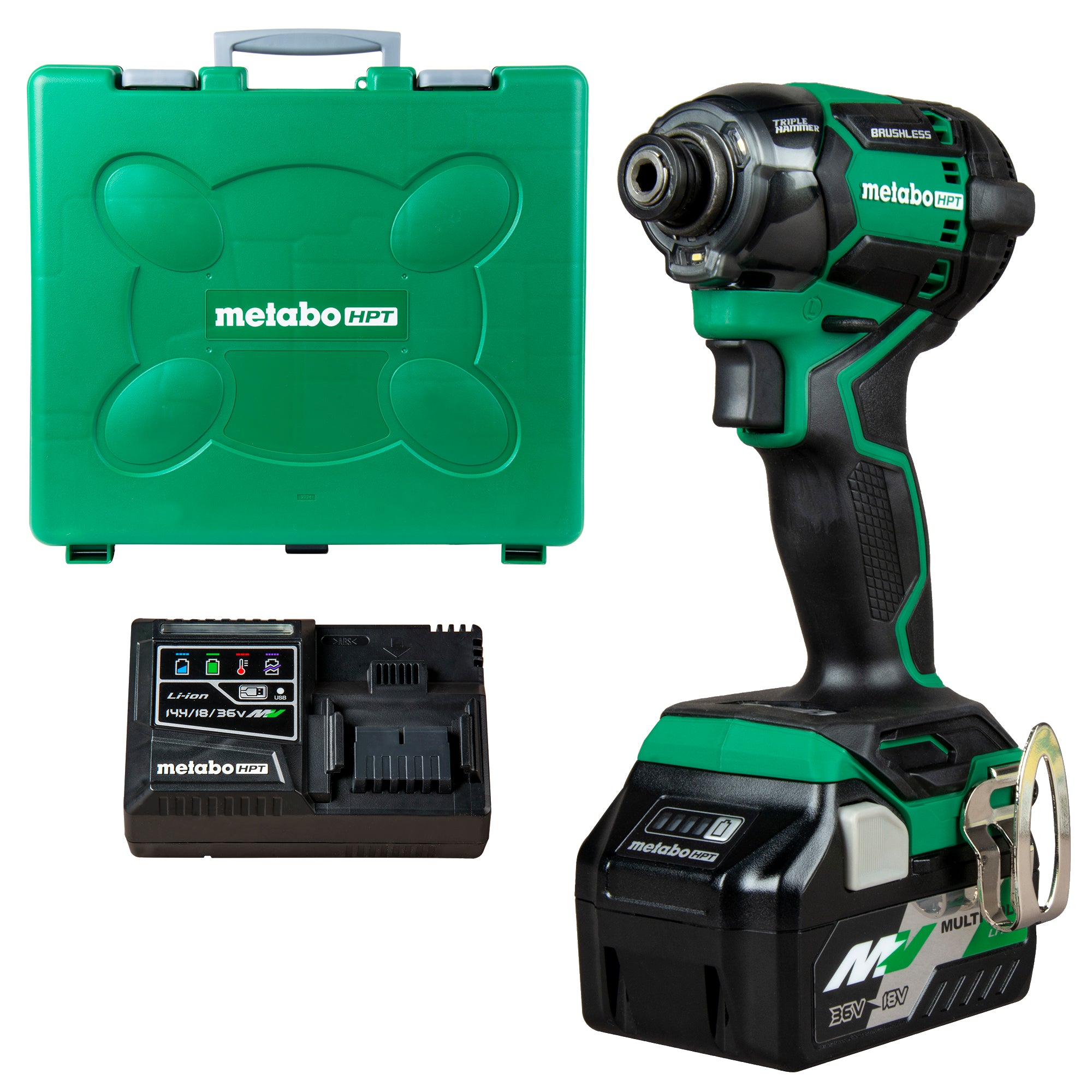 Metabo HPT Visseuse à chocs triple marteau BOLT sans fil MultiVolt™ 36 V | Metabo HPT WH36DC WH36DC