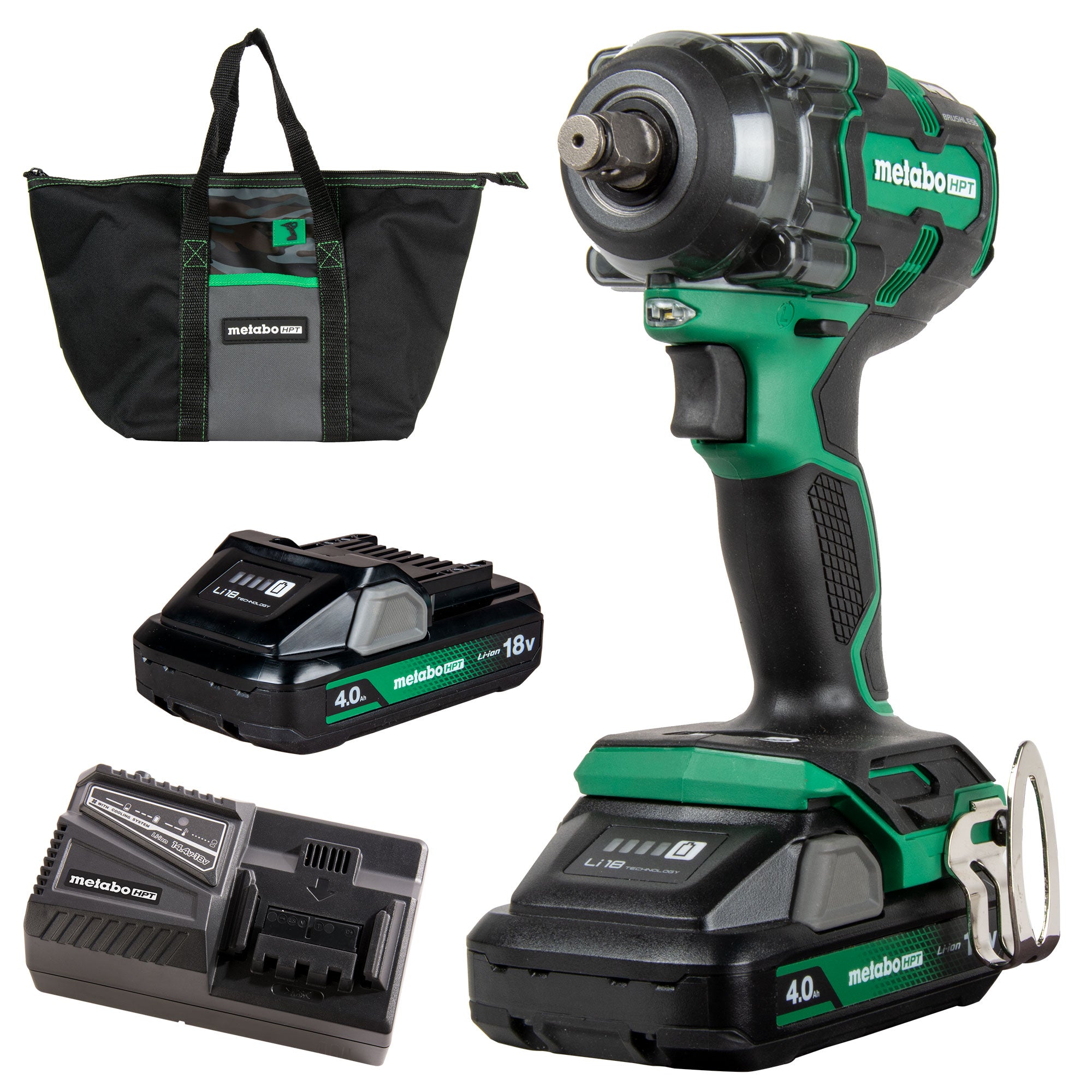 Metabo HPT Clé à chocs sans fil 1/2" 18 V MultiVolt™ | Metabo HPT WR18DH WR18DH